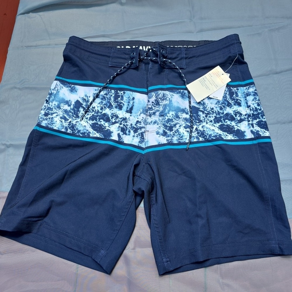 Nwt Old‎ Navy Swimming Shorts Men's 30 Board Surf Unlined MSRP $34.99